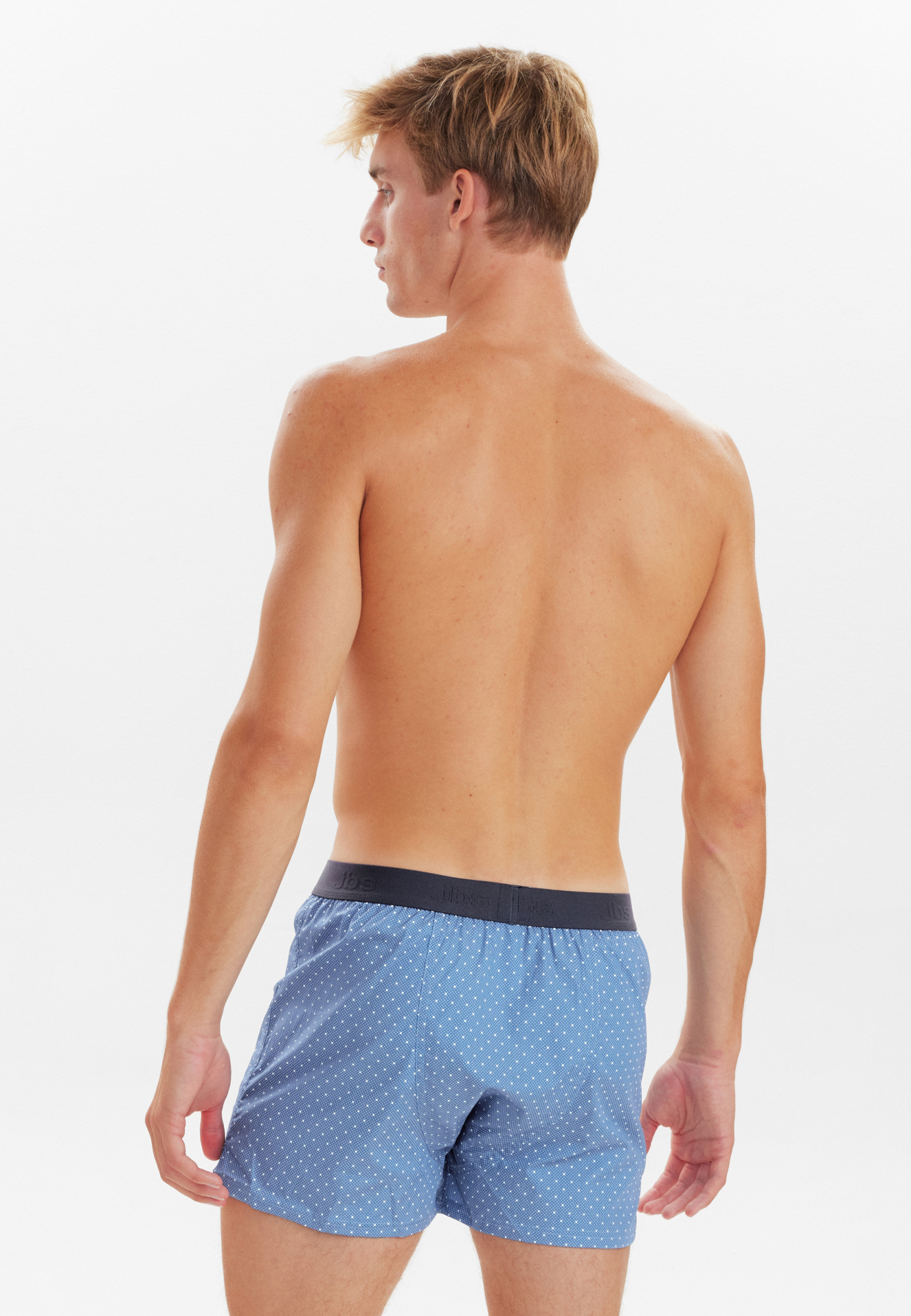 Bio-Baumwolle, Boxershorts, 6-Pack, Mehrfarbig Blau Karo -JBS Bio-Baumwolle, Boxershorts, 6-Pack, Mehrfarbig Blau Karo -JBS