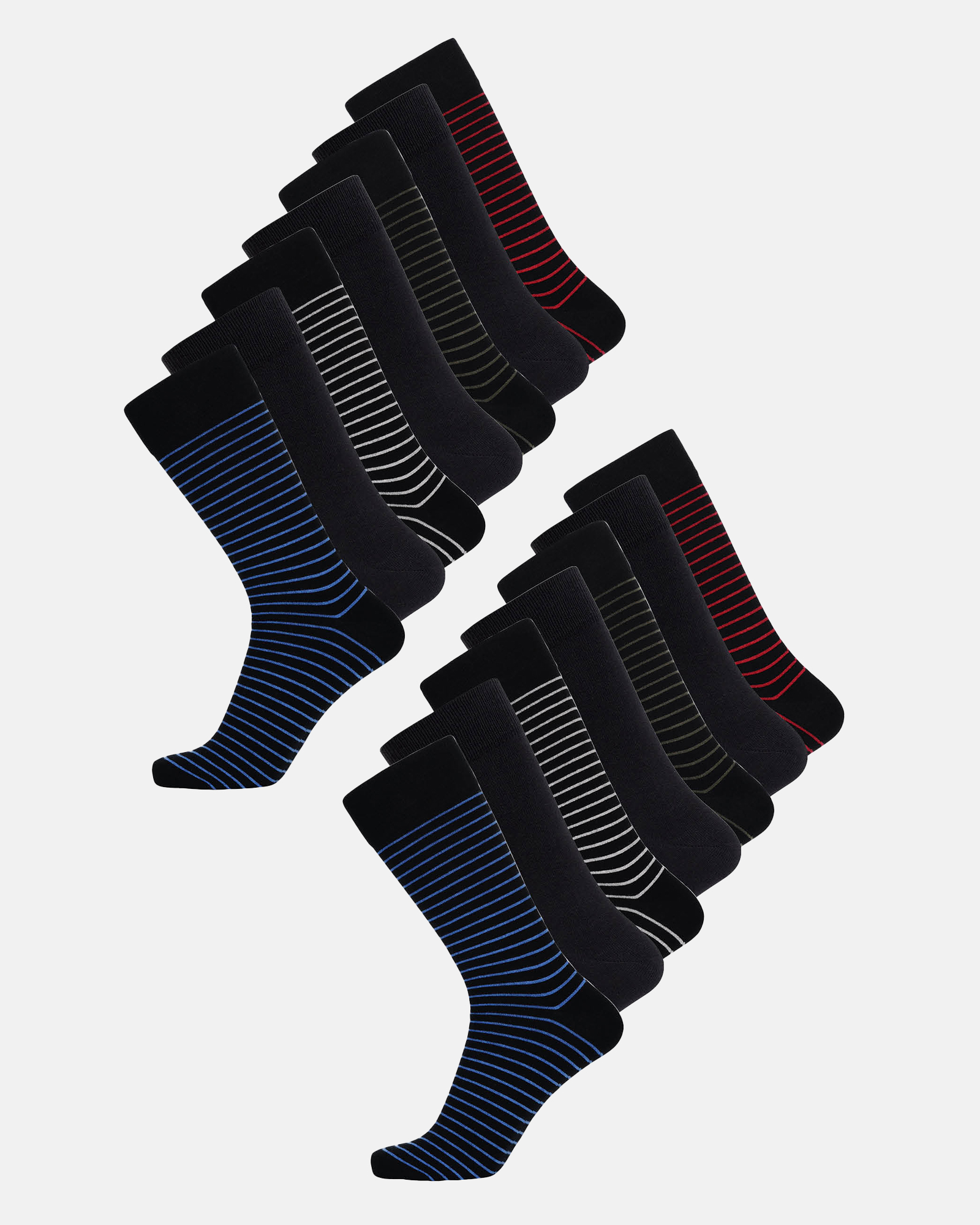 Bambusviskose, Socken, 14-Pack, Mehrfarbig 101 -JBS Bambusviskose, Socken, 14-Pack, Mehrfarbig 101 -JBS