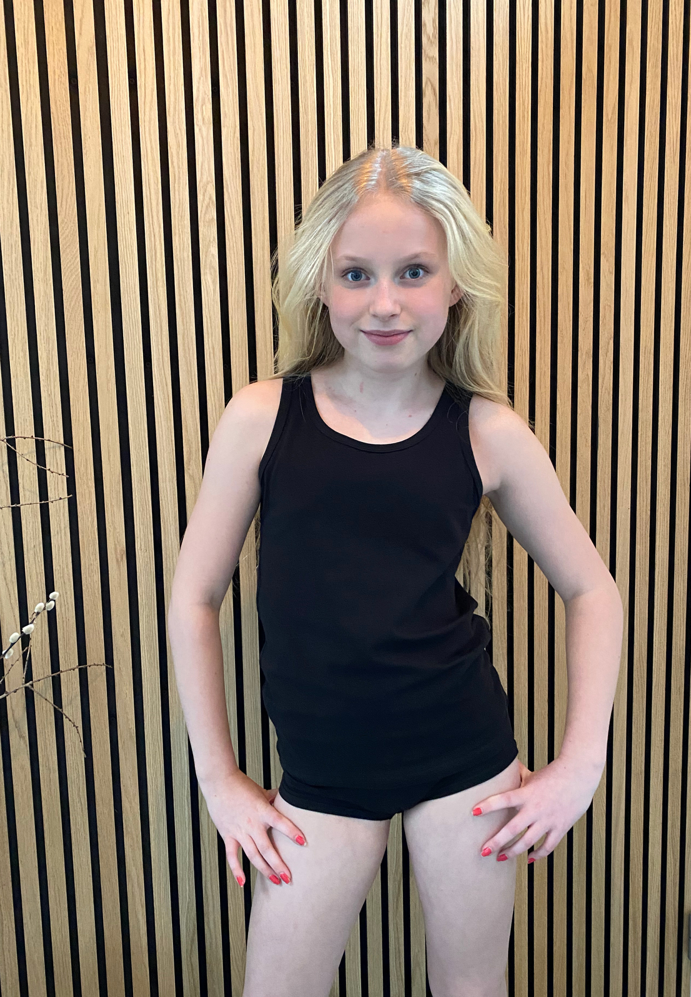 Bio-Baumwolle, Unterhemd Shirt, 12-pack, Schwarz, Mädchen -Decoy Bio-Baumwolle, Unterhemd Shirt, 12-pack, Schwarz, Mädchen -Decoy