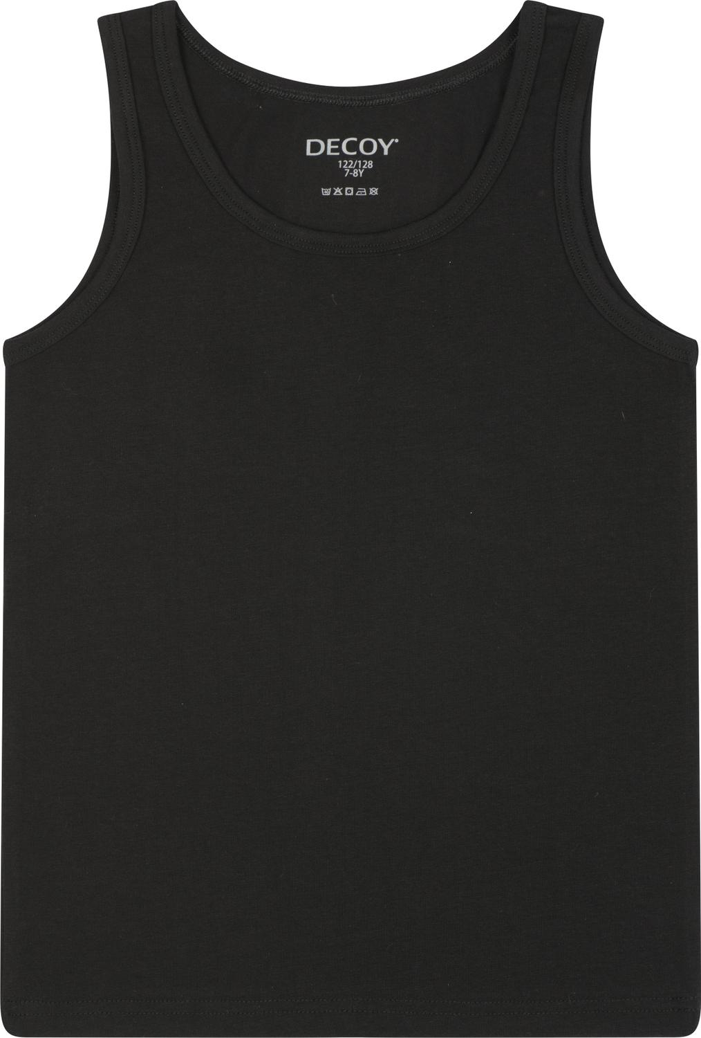 Bio-Baumwolle, Unterhemd Shirt, 12-pack, Schwarz, Mädchen -Decoy Bio-Baumwolle, Unterhemd Shirt, 12-pack, Schwarz, Mädchen -Decoy