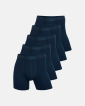 Tights m. Eingriff 5-pack | Bio-Baumwolle | Marine - Dovre
