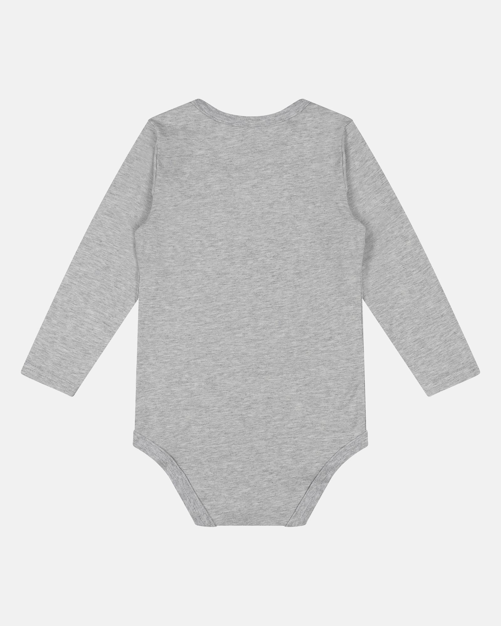 4-pack Bambus, Langarm body, Hellgrau -JBS of Denmark Kids 4-pack Bambus, Langarm body, Hellgrau -JBS of Denmark Kids