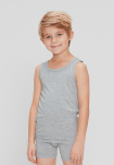Bambus, Unterhemd, 6-pack, Grau, Junge -JBS of Denmark Kids