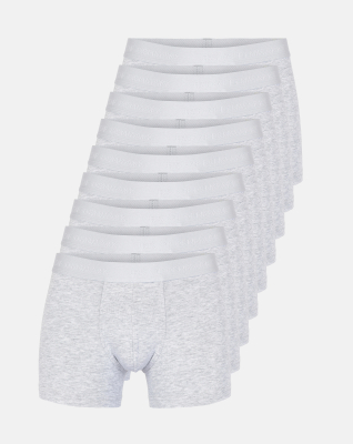 Bambus, Boxershorts, 9-pack, Grau, Junge