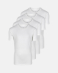 4-pack Bambus, T-Shirt o-neck, Weiß, Junge - JBS of Denmark Kids