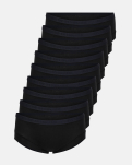 Bambus, Hipster Slips, 9-pack, Schwarz, Mädchen