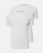 2-pack Bambusviskose, Pique T-Shirt, Weiß - JBS of Denmark Men