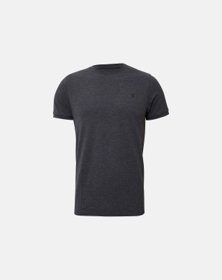 2-pack Bambusviskose, Pique T-Shirt, Dunkelgrau