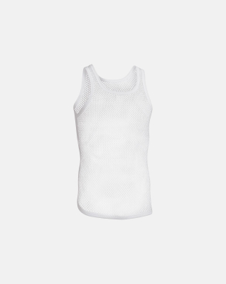 Bio-Baumwolle, Netz Unterhemd Top, 2-pack, Weiß -Resteröds