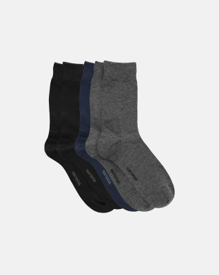 Socken 5-pack, Bambusviskose, Mehrfarbig