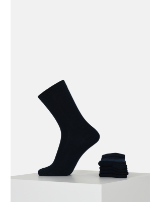 Socken 5-pack, Bambusviskose, Marine