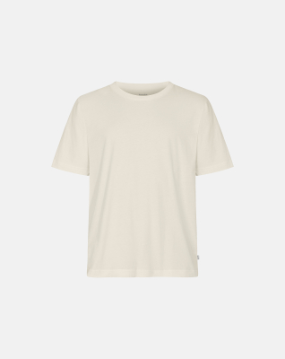 Bio-Baumwolle, T-shirt "mid-sleeve", Weiß -Resteröds