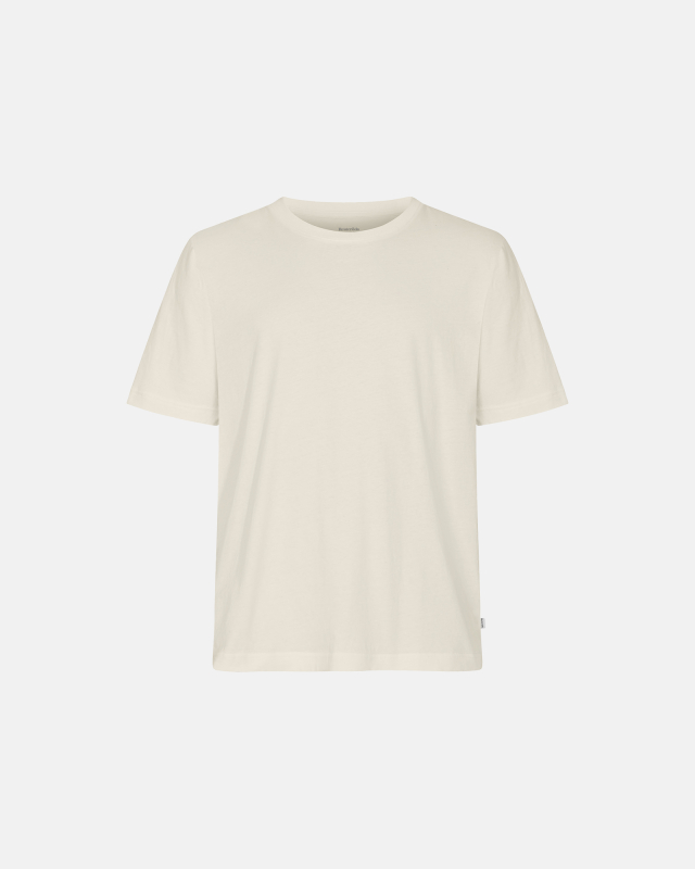 Bio-Baumwolle, T-shirt "mid-sleeve", Weiß -Resteröds