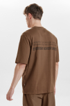 100% Bio-Baumwolle, T-shirt, Braun -Resteröds