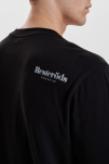Bio-Baumwolle, T-shirt "mid-sleeve", Schwarz -Resteröds