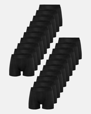 Tights "Gunnar" 20-pack, Bio-Baumwolle, Schwarz