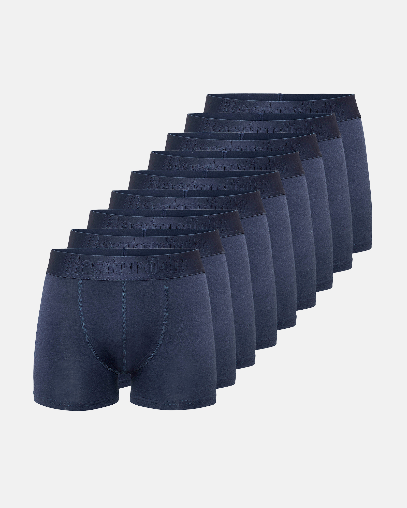 Bio-Baumwolle, Boxershorts, 9-Pack, marine -Resteröds Bio-Baumwolle, Boxershorts, 9-Pack, marine -Resteröds