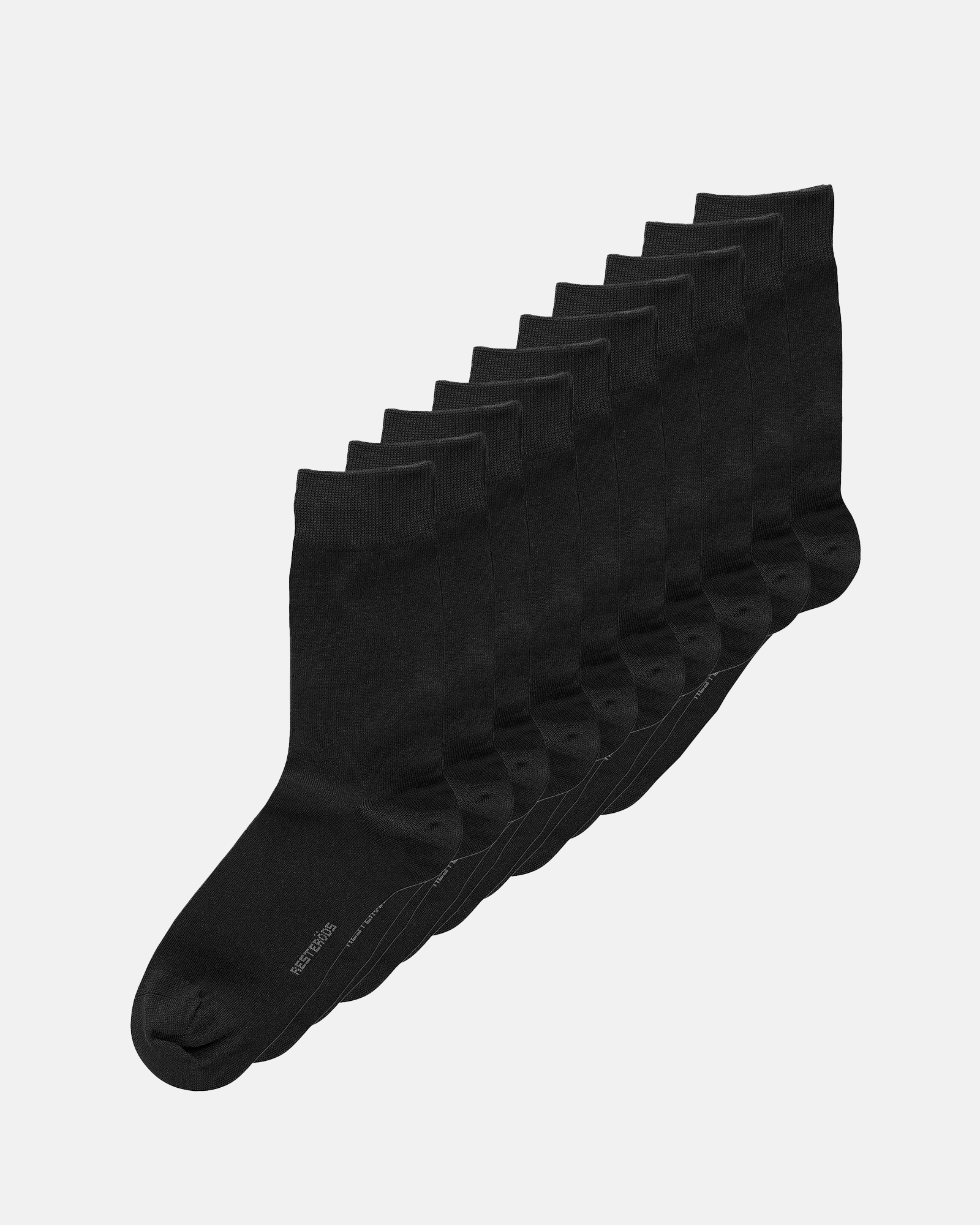 Bambus, Socken, 10-pack, Schwarz -Resteröds Bambus, Socken, 10-pack, Schwarz -Resteröds