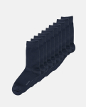 Socken 10-pack, Bambusviskose, Marine