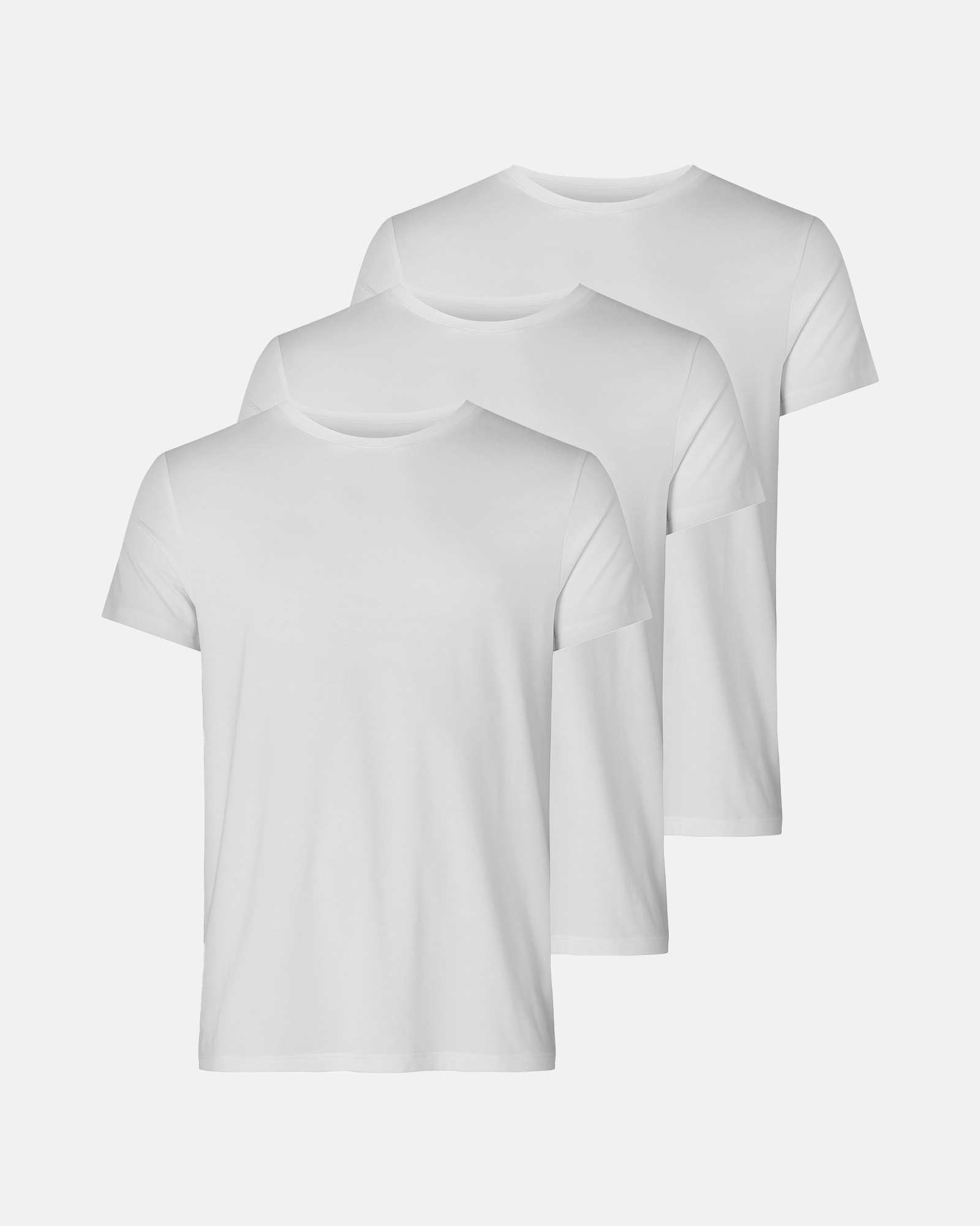 3-pack Bambus, T-Shirt, Weiß -Resteröds 3-pack Bambus, T-Shirt, Weiß -Resteröds