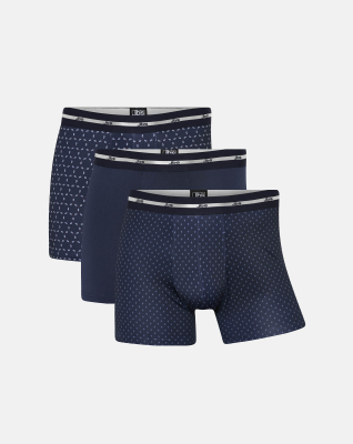 Recycelte polyester, Boxershorts, 3-Pack, Mehrfarbig 23 -JBS