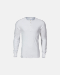 Langarmshirt "Grandad", Bio-Baumwolle, Weiß