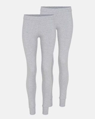 Bambusviskose, Leggings, 2-pack, Grau