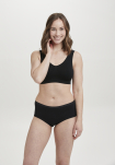 Bio-Baumwolle, Hipster Slip, 10-Pack, Schwarz