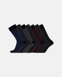 Socken 7-Pack, Bambusviskose, Mehrfarbig