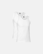 Bio-Baumwolle, Unterhemd Top, 2-pack, Weiß, GOTS - JBS