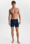 Tights m. Eingriff, Bio-Baumwolle, Blau