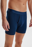 Tights m. Eingriff, Bio-Baumwolle, Blau