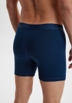 Tights m. Eingriff, Bio-Baumwolle, Blau