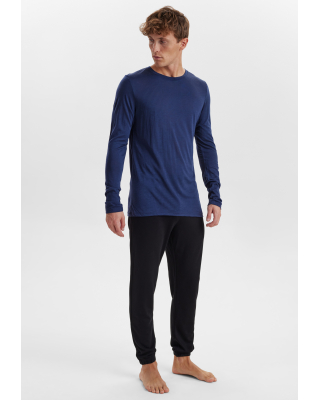 Bio-Wolle, Langarm-T-Shirt, Navy -JBS of Denmark Men