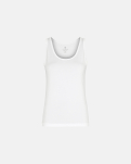 Bambusviskose, Tanktop, 4-Pack, Weiß