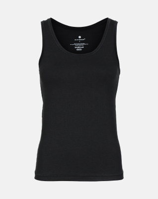 Bambusviskose, Tanktop, 4-Pack, Schwarz