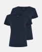2-pack Bambus,  T-Shirt, Navy - JBS of Denmark Women