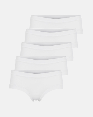5-pack Bambus, Hipster Slip, Weiß -JBS of Denmark Women