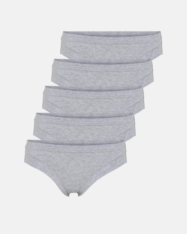 Bambusviskose, Tai, 5-pack, Grau