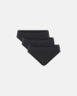 Bio-Baumwolle, Tai Pantie, 3-pack, Schwarz, Mädchen - Decoy