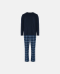 Bambusviskose | Pyjama | Kariert - JBS