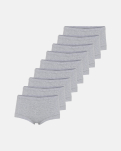Bambusviskose, Maxi, 9-Pack, Grau