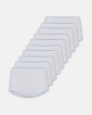 Bio-Baumwolle | Maxi Slip | 10-Pack | Weiß - Decoy
