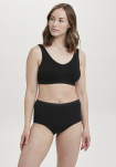 Bio-Baumwolle, Maxi Slip, 10-Pack, Schwarz