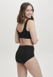 Bio-Baumwolle, Maxi Slip, 10-Pack, Schwarz