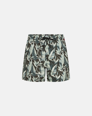 Recyceltes Polyester, Boxershorts, Grüner Druck