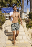 Recyceltes Polyester, Boxershorts, Grüner Druck