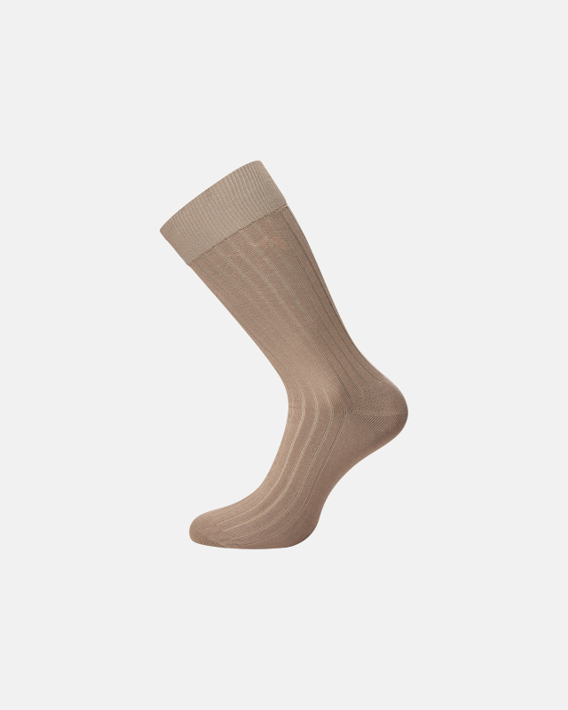 Socken. Bambusviskose, Caramel -Egtved