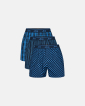 100% Bio-Baumwolle, Boxershorts, Blau - JBS