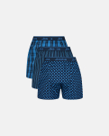 100% Bio-Baumwolle, Boxershorts, Blau -JBS